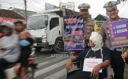Angka Kecelakaan Tinggi, Satlantas Tulungagung Pakai Cosplay untuk Sentuh Kesadaran Publik