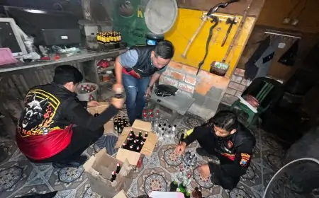 Polres Gresik Amankan Dua Penjual Miras