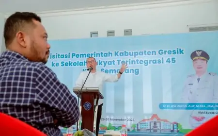 Bupati Gresik Pelajari Model Pendidikan SRT 45 Semarang
