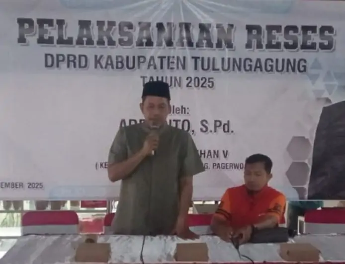 Reses di Rejosari Jadi Ajang Curhat Warga, Anggota DPRD Tulungagung Adrianto: Bantuan Pokmas Tetap Ada Meski Terbatas