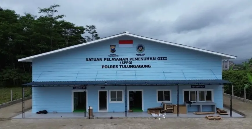 SPPG Polres Tulungagung Jadi yang Pertama Raih Sertifikat Laik Higiene Sanitasi