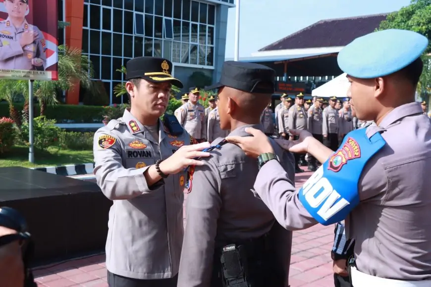 50 Bintara Polri 2025 Latja Diktuk di Polres Gresik