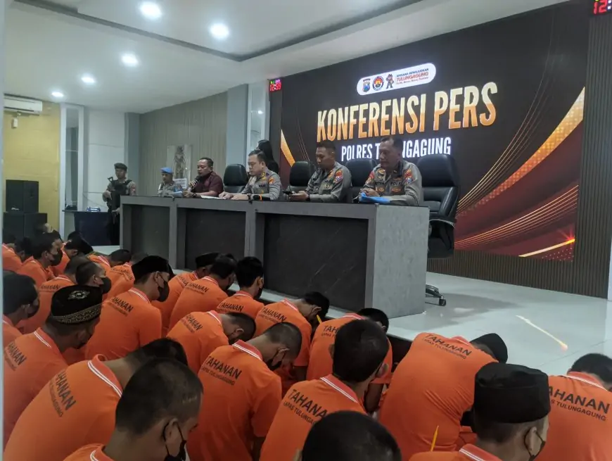 Tiga Residivis Kembali Diciduk, Polres Tulungagung Bongkar Jaringan Narkoba lintas Wilayah