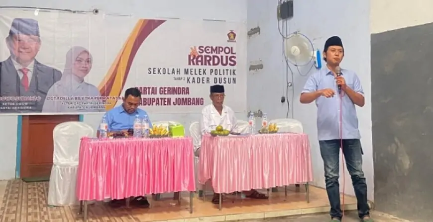 Gerindra Jombang Serukan Semua Kader Jadi Agen Perubahan
