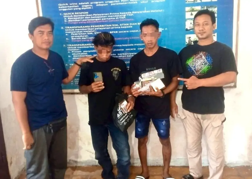 Terekam CCTV, Dua Pencuri Bobol Toko Diringkus