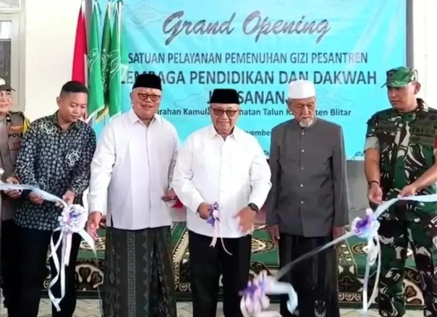 Bupati Blitar Resmikan SPPG PP Jati Sanan