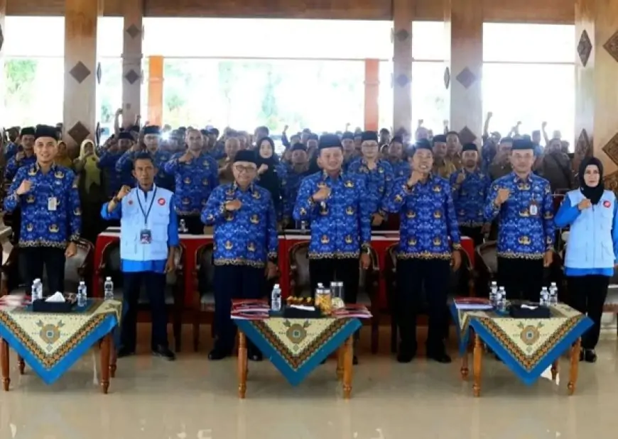 Rakorwasdes, Bupati Rijanto Tekankan Integritas dan Sinergi Pengawasan