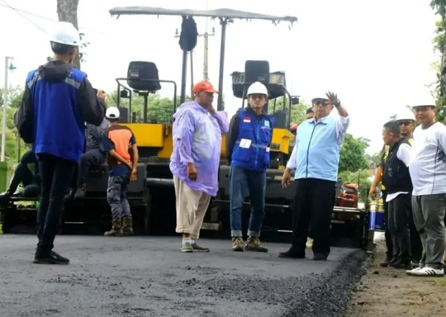 Bupati Blitar Tinjau Sejumlah Proyek Infrastruktur