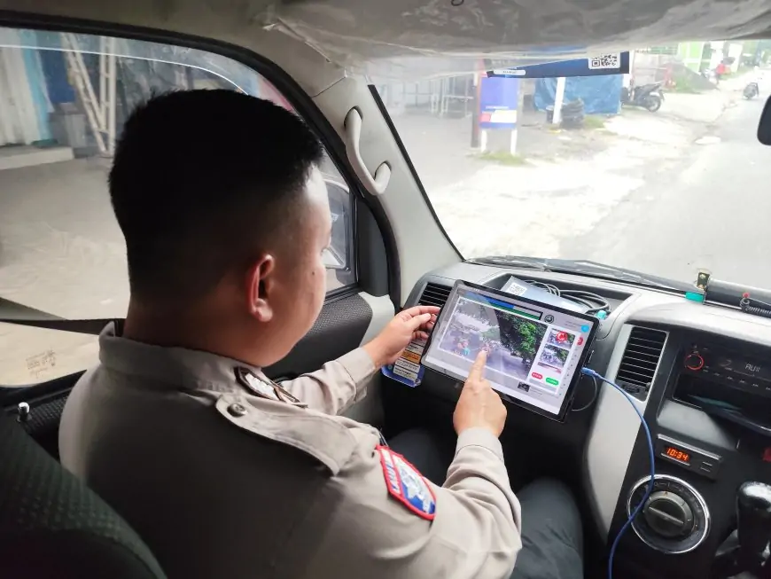 Polres Gresik Intensifkan ETLE Mobile