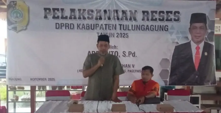 Reses di Rejosari Jadi Ajang Curhat Warga, Anggota DPRD Tulungagung Adrianto: Bantuan Pokmas Tetap Ada Meski Terbatas