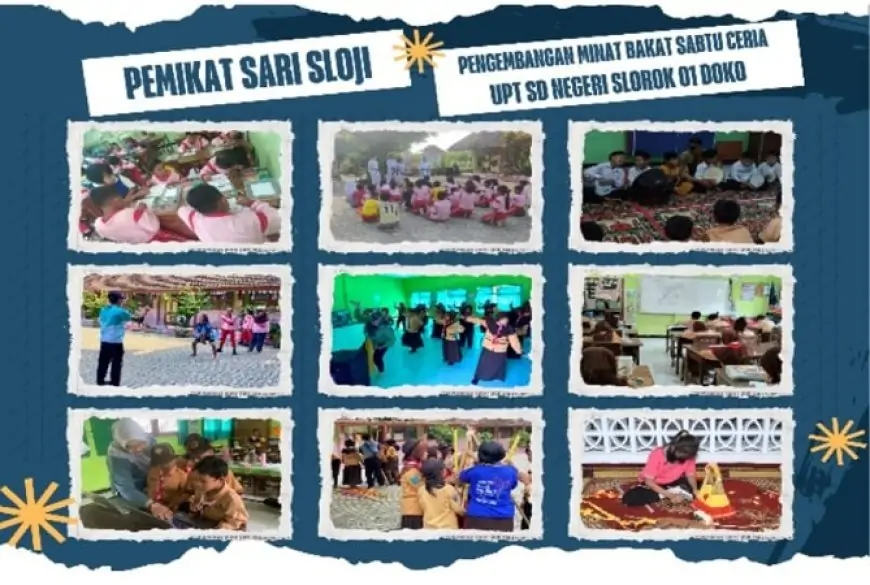 Minat Bakat Sabtu Ceria “PEMIKAT SARI”, Wujudkan Siswa SLOJI yang Kreatif, Terampil, dan Berkarakter