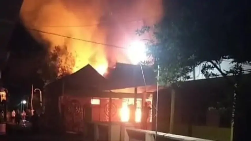 Dua Kebakaran Dalam Semalam , Hanguskan 5 Rumah Warga