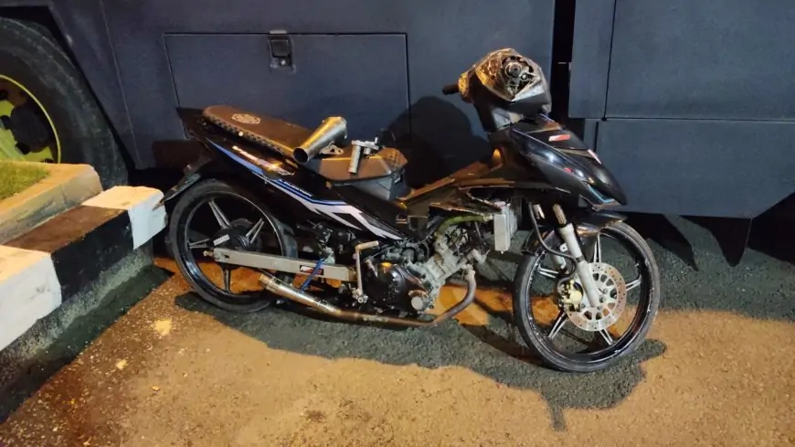 Geber Motor Knalpot Brong, Polres Lamongan Amankan Kelompok Pemuda