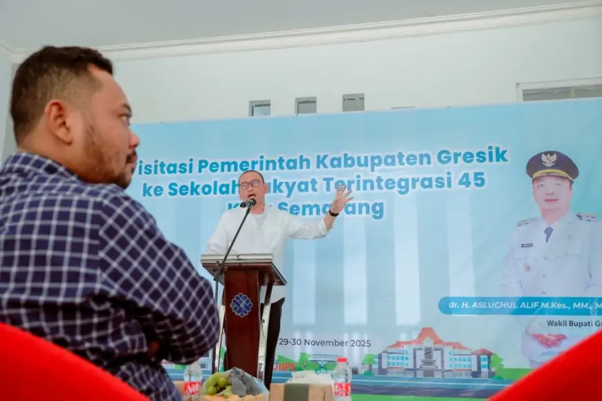Bupati Gresik Pelajari Model Pendidikan SRT 45 Semarang