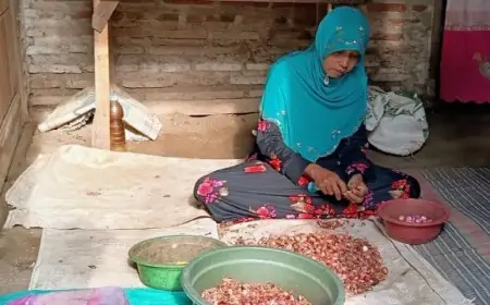 Hidup dari Kupas Bawang Demi Sekolahkan Anak