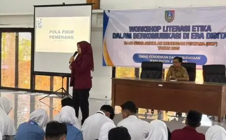 Disdikbud Jombang Gelar Workshop Literasi Etika Digital OSIS SMP