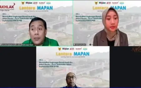 Webinar Lentera Mapan Seri 3 Bahas Lingkungan Ramah Anak dan Kesetaraan Gender