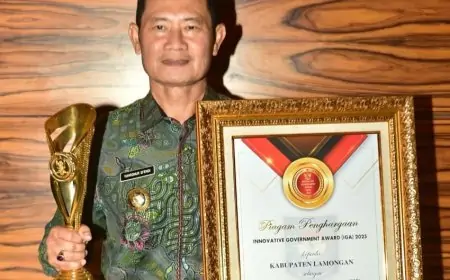 Simaya dan Laserku Antar Pemkab Lamongan Sabet IGA Kemendagri