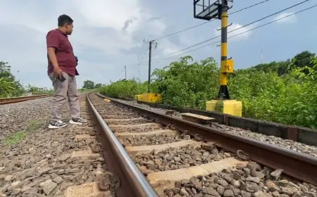 Mayat Pria Lamongan di Pinggir Rel Diduga Laka, Ternyata Anggota Polda Jatim