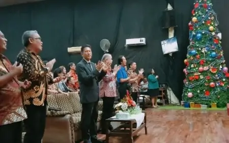 Ibadah Natal GAB Damai Sejahtera Serukan Doa untuk Keselamatan Bangsa dan Persatuan