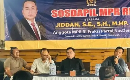 Anggota MPR RI, Mas Jiddan Ajak Pemuda Lamongan Jaga Persatuan dan Keutuhan NKRI