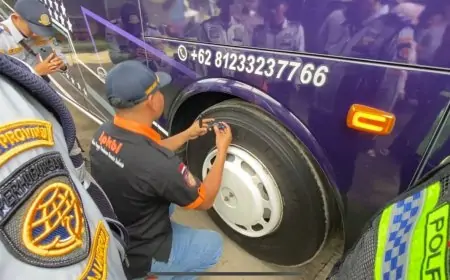 Satlantas Polres Lamongan Gelar Ramp Check