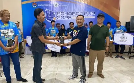 IKA PMII Warnai Sahabat Cup, Turnamen Tenis Meja Jadi Ajang Silaturahmi Tiga Daerah
