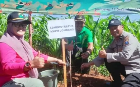 Perhutani KPH Jombang dan Muspika Wonosalam Hijaukan Hutan dengan 47.080 Pohon