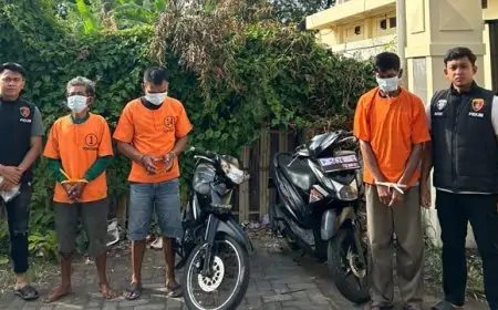 Gerak Cepat Resmob Polres Situbondo Bongkar Komplotan Curanmor, Dua Pelaku dan Penadah Dibekuk