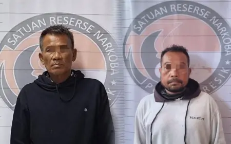 Sisir Peredaran Narkoba hingga Bawean, Polres Gresik Ringkus Dua Pengedar Sabu di Sangkapura