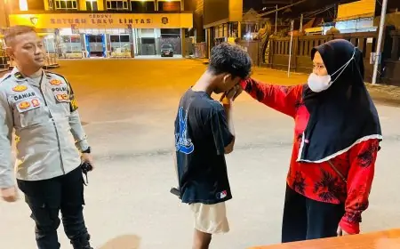 Balap Liar Dibubarkan Polres Lamongan, Enam Remaja Diamankan