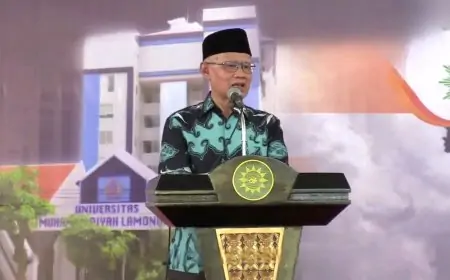 Haedar Nashir Ajak Warga Muhammadiyah Lamongan Bantu Korban Bencana Sumatera