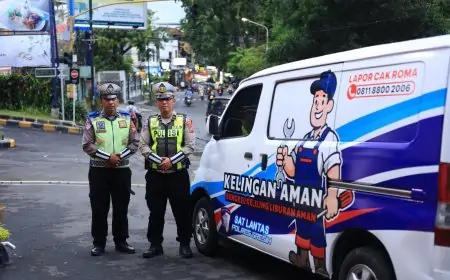 Satlantas Polres Gresik Siagakan Mobil Kelingan Aman