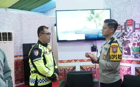 Kapolres Gresik Cek Langsung Kesiapan Personel di Posyan