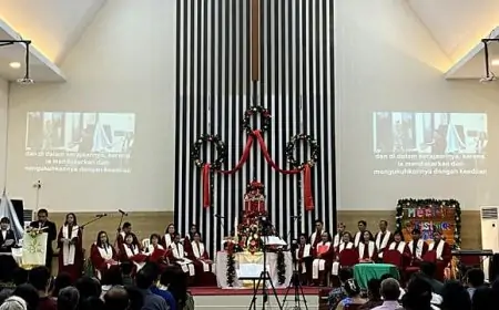 Ibadah Malam Natal GKI Jombang Usung Konsep Kantata