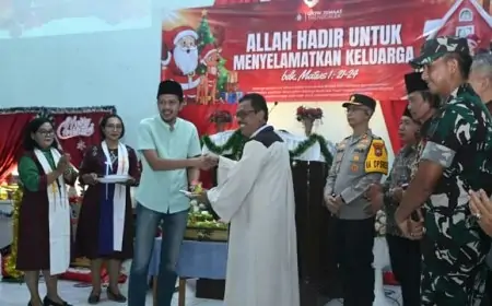 Wabup Trenggalek Bersama Forkopimda Tinjau Gereja dan Pos Pengamanan Nataru, Pastikan Perayaan Natal Aman dan Kondusif