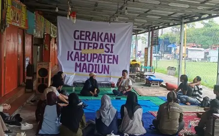 Sinergi Visi Madiun Bersahaja, PELMAR Gelar Roadshow Literasi