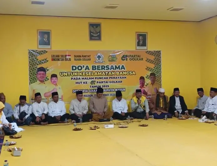 Doa Bersama Golkar Madiun: Mohon Keselamatan Bangsa dan Target Menang Pemilu