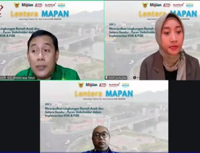Webinar Lentera Mapan Seri 3 Bahas Lingkungan Ramah Anak dan Kesetaraan Gender