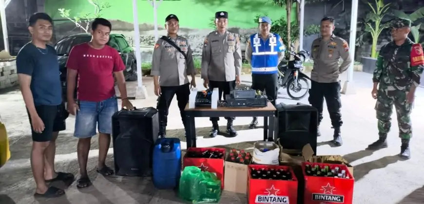 Polres Amankan Ratusan Liter Miras