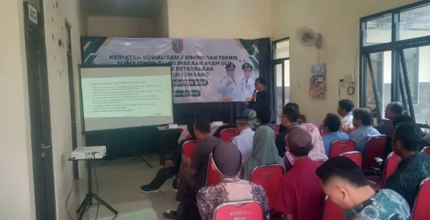 Dinas Peternakan Jombang Gelar Bimtek Ayam Pedaging, Dukungan Nyata untuk Satu Dusun Satu Wirausaha