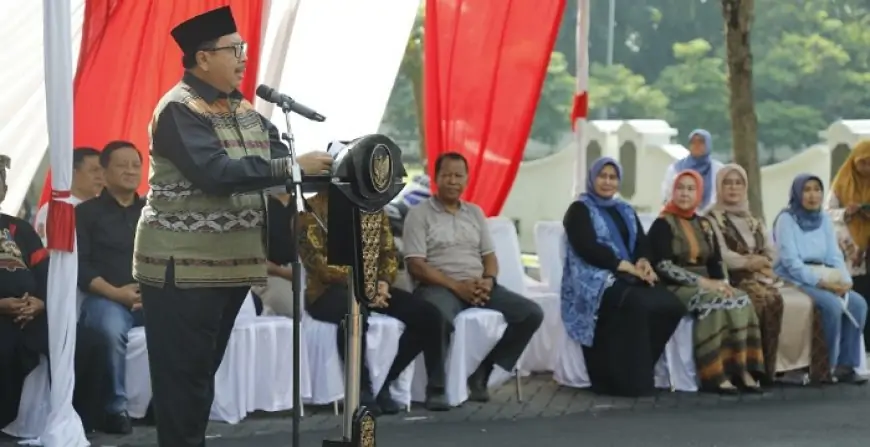 Bupati Warsubi Lepas Kirab Jaranan Dor Jombang