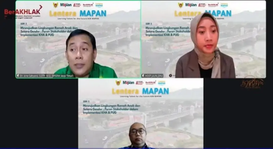 Webinar Lentera Mapan Seri 3 Bahas Lingkungan Ramah Anak dan Kesetaraan Gender