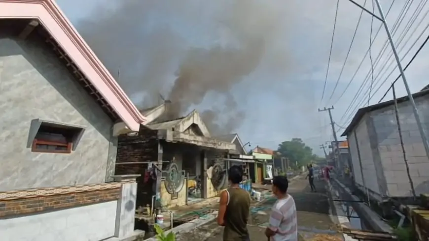 Rumah Warga di Lamongan, Dilalap Api, Total Kerugian Rp100 Juta