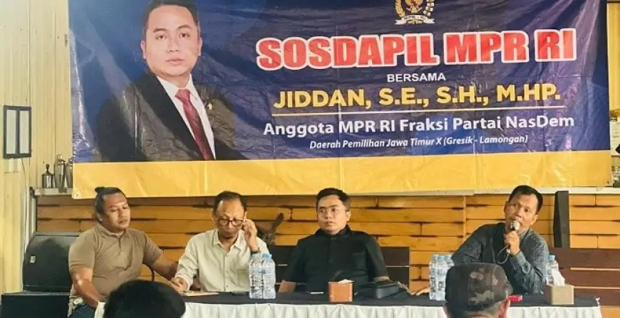 Anggota MPR RI, Mas Jiddan Ajak Pemuda Lamongan Jaga Persatuan dan Keutuhan NKRI