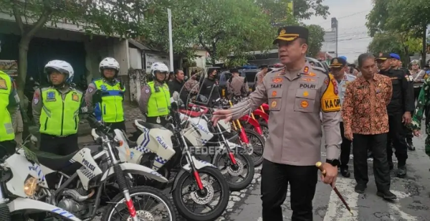 Jelang Nataru, Tulungagung Perketat Pengamanan Lewat Operasi Lilin Semeru 2025