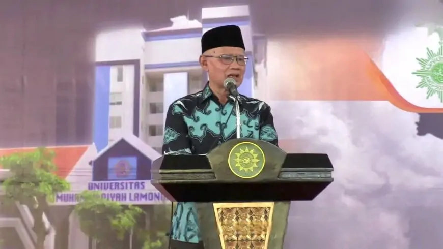 Haedar Nashir Ajak Warga Muhammadiyah Lamongan Bantu Korban Bencana Sumatera