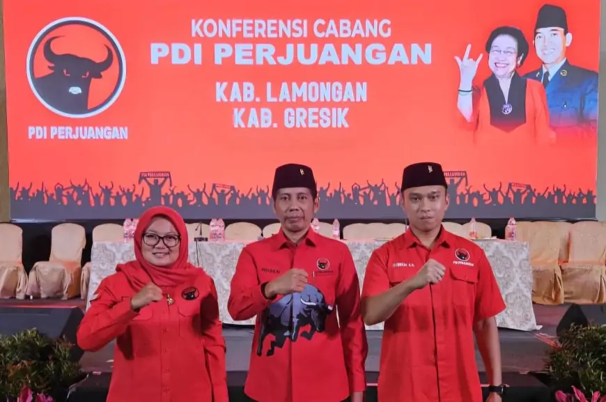 Cak Husen Kembali Nahkodai DPC PDI Perjuangan Lamongan