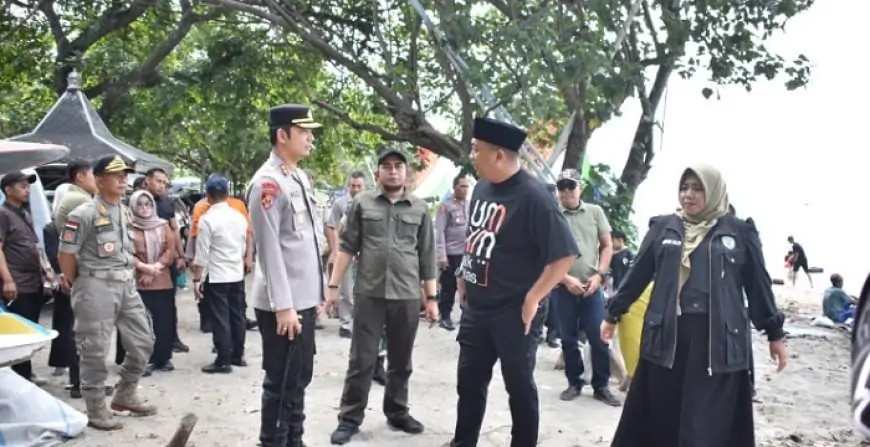 Puncak Libur Nataru, Bupati Situbondo dan Forkopimda Tinjau Langsung Wisata Bahari Pasir Putih