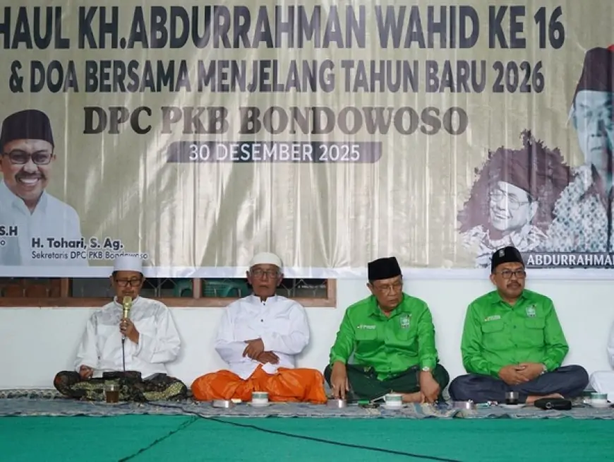 PKB Bondowoso Gelar Haul Gus Dur, Tegaskan Peran Partai sebagai Alat Perjuangan NU